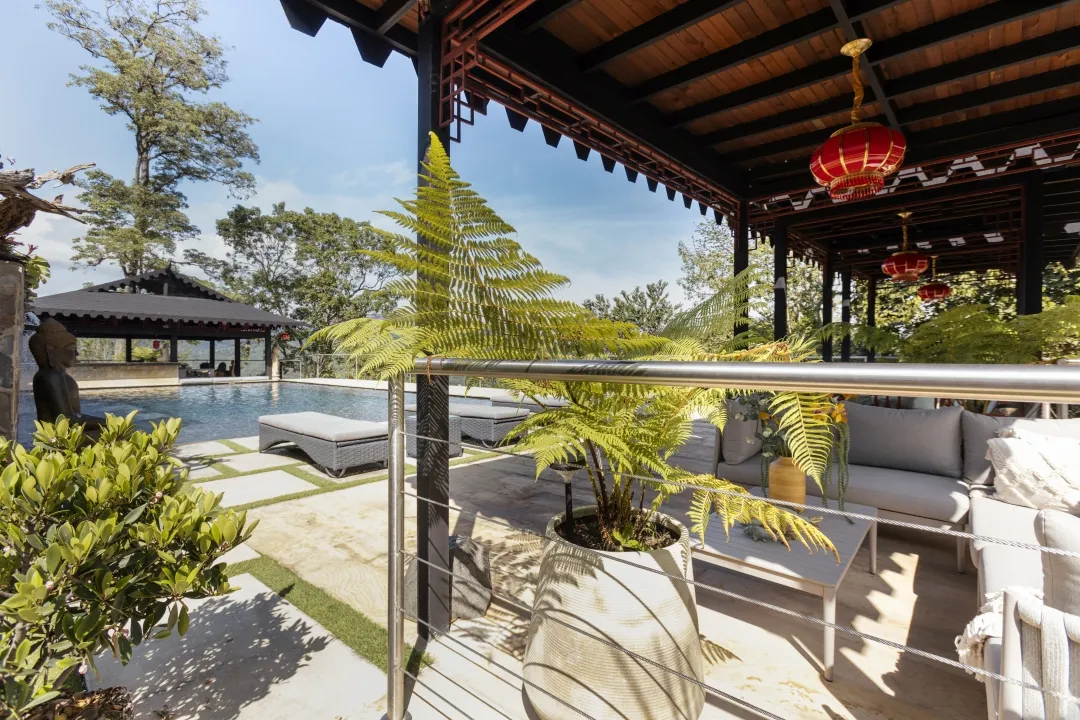 Lounge and common areas at the resort